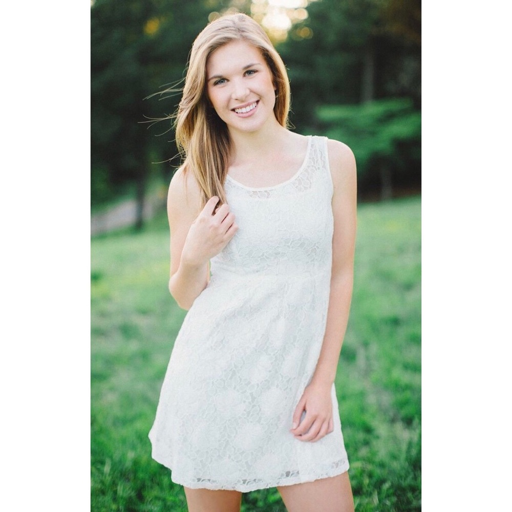 Romy Lace Dress White